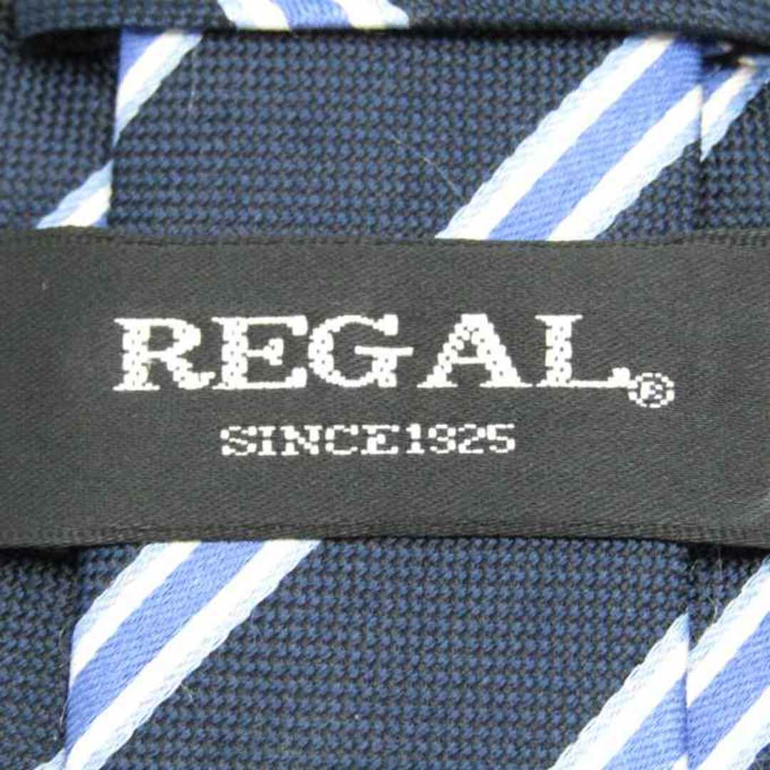 REGAL(リーガル)のリーガル ブランドネクタイ ストライプ柄 グラデーション シルク メンズ ネイビー REGAL メンズのファッション小物(ネクタイ)の商品写真