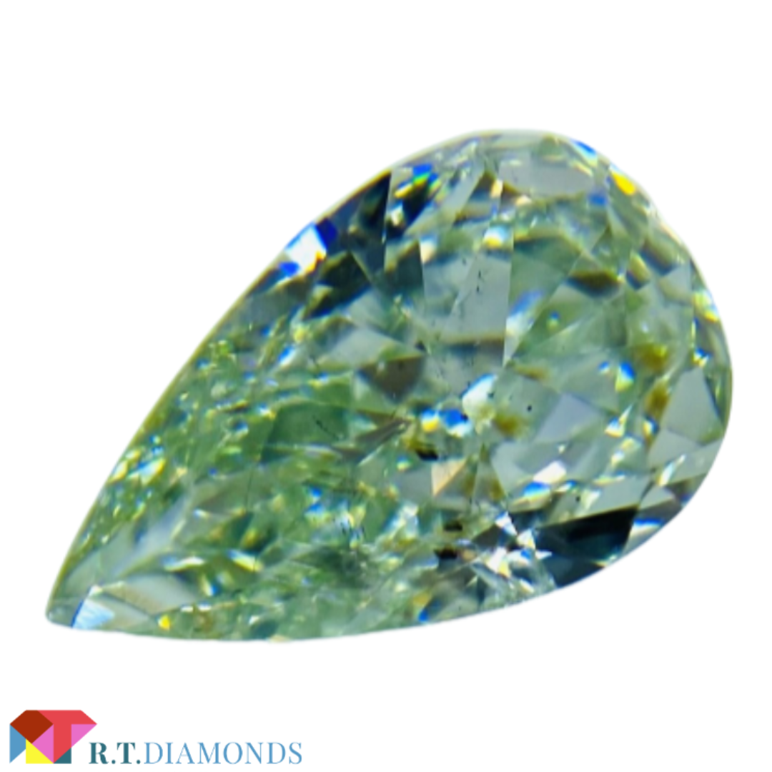 FANCY YELLOWISH GREEN 0.530ct PS/RT0307 レディースのアクセサリー(その他)の商品写真