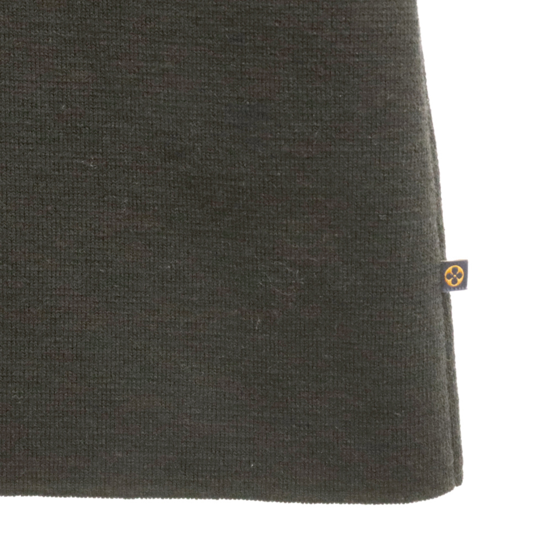 LOUIS VUITTON(ルイヴィトン)のLOUIS VUITTON ルイヴィトン 20SS 袖切り替え ウールニット ポロシャツ 半袖シャツ ブラック レディース RW201B VZC FIKM74 レディースのトップス(シャツ/ブラウス(半袖/袖なし))の商品写真