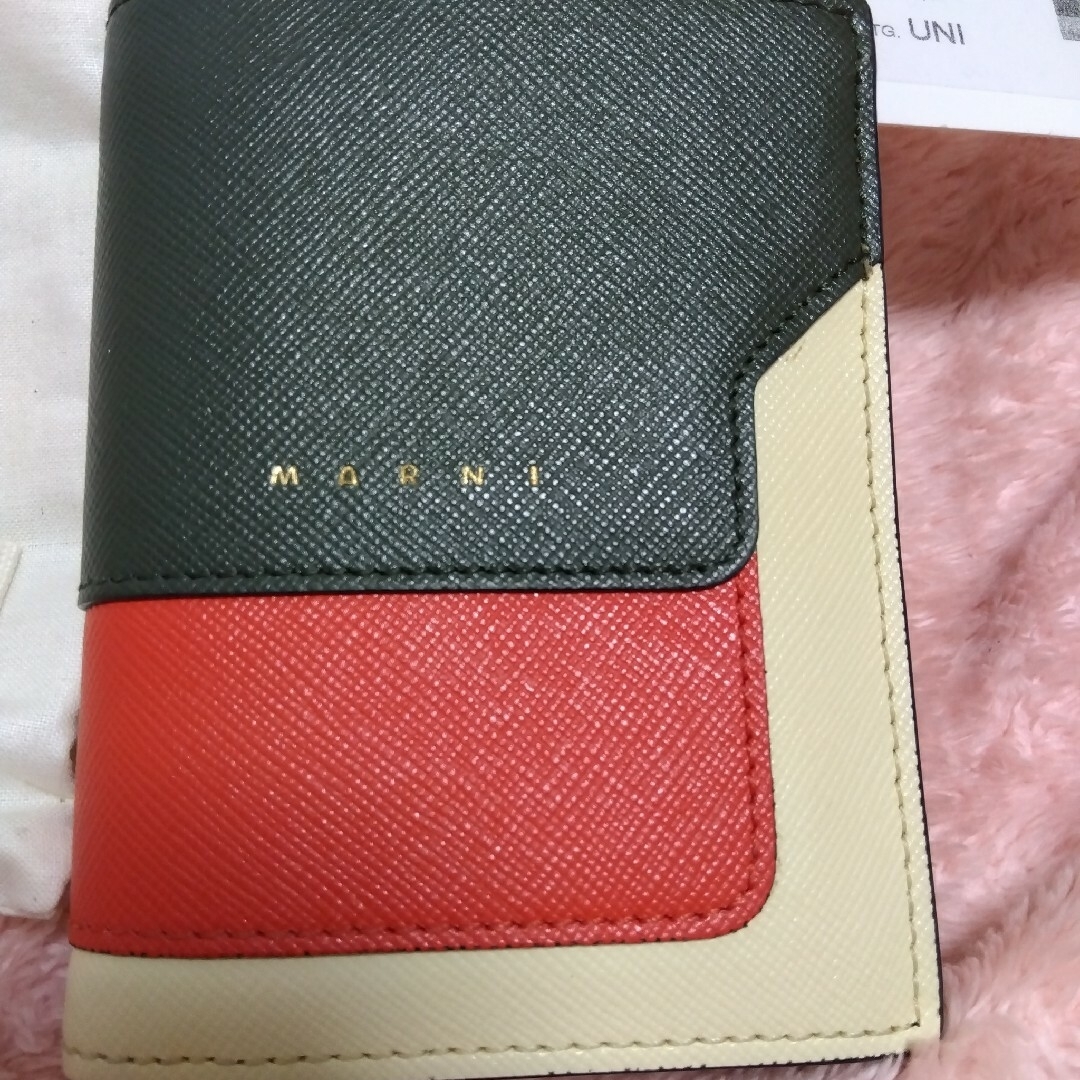 Marni(マルニ)のMARNI マルニ コンパクトウォレット 二つ折り財布 ミニ財布 メンズのファッション小物(折り財布)の商品写真