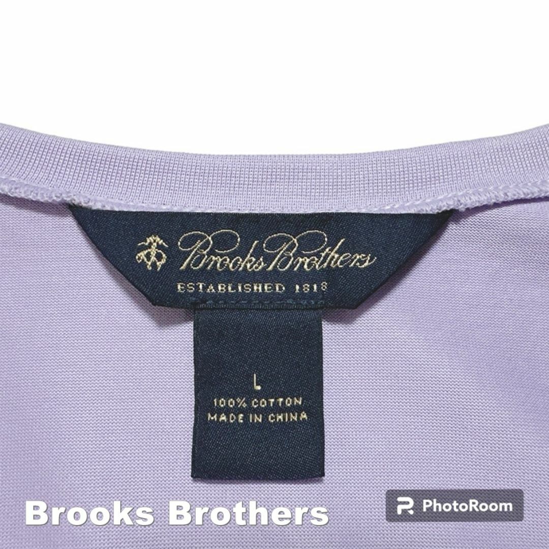 Brooks Brothers(ブルックスブラザース)の【Brooks Brothers】ブルックスブラザーズ ラベンダー カーディガン レディースのトップス(カーディガン)の商品写真