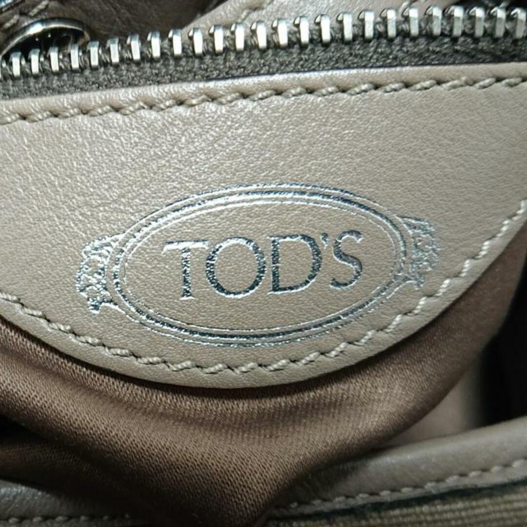 TOD'S(トッズ)のTOD'S(トッズ) トートバッグ - グレーベージュ×ベージュ コーティングキャンバス×レザー レディースのバッグ(トートバッグ)の商品写真