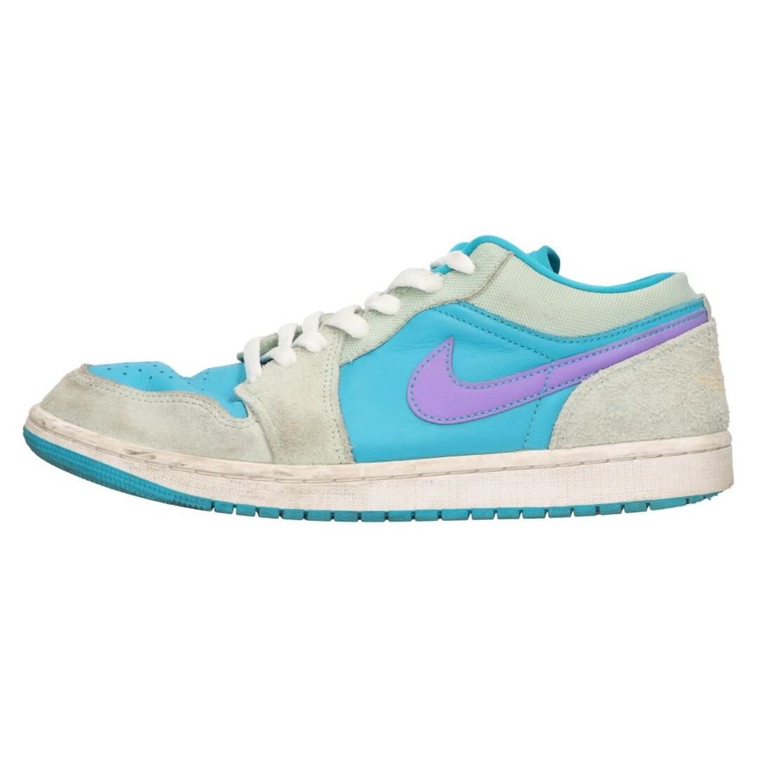 NIKE(ナイキ)のNIKE ナイキ AIR JORDAN 1 LOW AQUATONE エアジョーダン1 ロー アクアトーン ローカットスニーカー ブルー US8.5/26.5cm DX4334-300 メンズの靴/シューズ(スニーカー)の商品写真