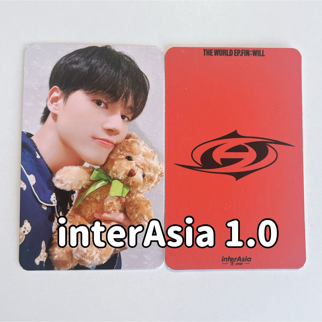 ATEEZ(エイティーズ)の【interasia 1.0】ATEEZ ウヨン WILL トレカ エンタメ/ホビーのCD(K-POP/アジア)の商品写真