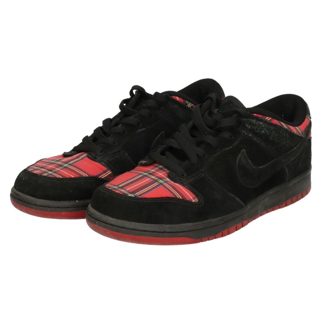 NIKE(ナイキ)のNIKE ナイキ DUNK LOW PREMIUM Plaid Red Black ダンクロー プレミアム ローカットスニーカーシューズ ブラック/レッド US8.5 307696-601 メンズの靴/シューズ(スニーカー)の商品写真