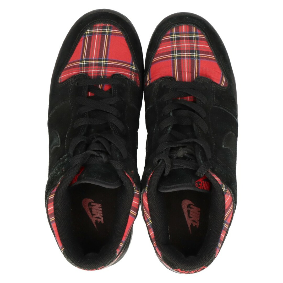 NIKE(ナイキ)のNIKE ナイキ DUNK LOW PREMIUM Plaid Red Black ダンクロー プレミアム ローカットスニーカーシューズ ブラック/レッド US8.5 307696-601 メンズの靴/シューズ(スニーカー)の商品写真