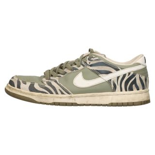 ナイキ(NIKE)のNIKE ナイキ 03年製 DUNK LOW Daktari ダンクロー ダクタリ ローカットスニーカーシューズ グレー/ホワイト US8.5 307378-131(スニーカー)