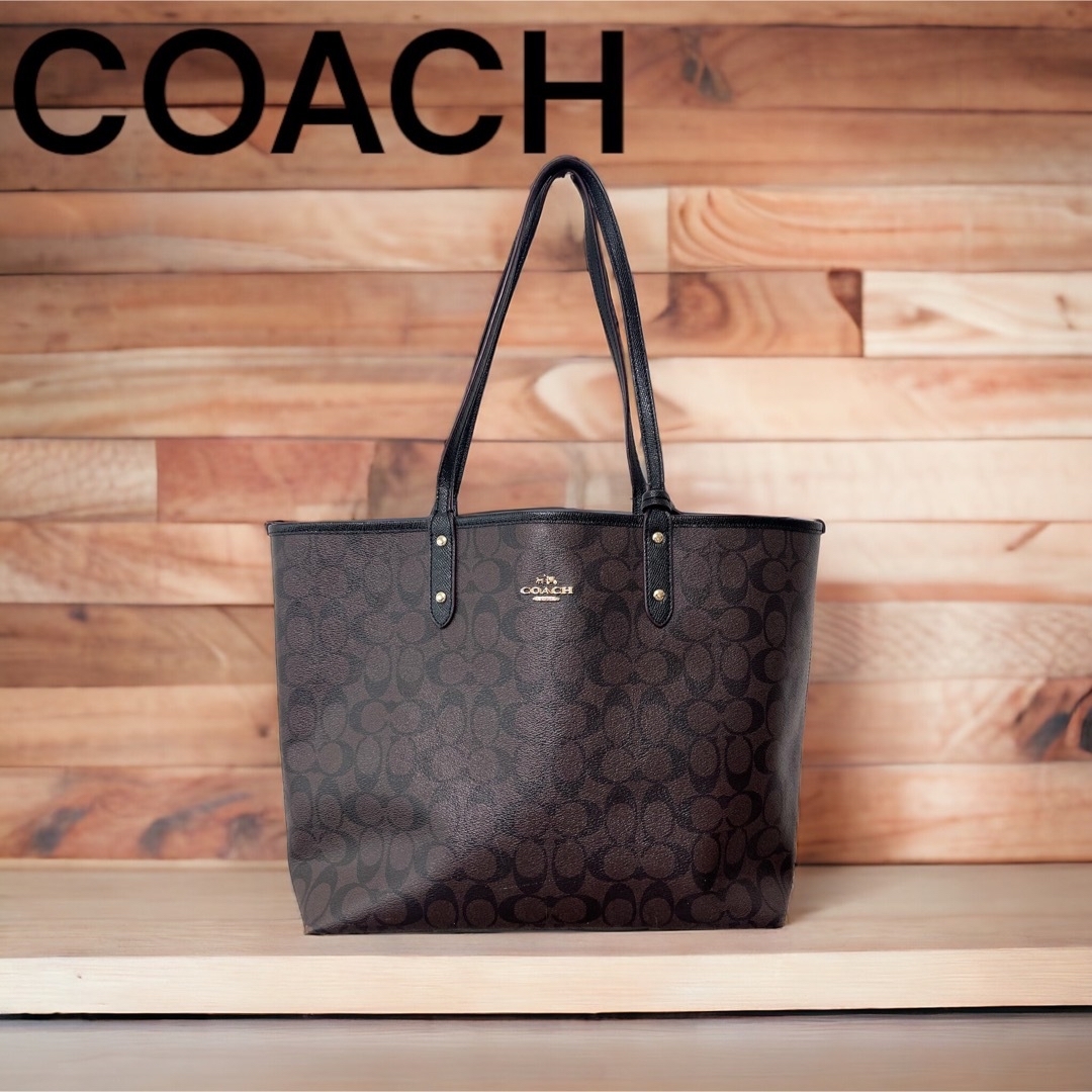 COACH(コーチ)のCOACH コーチ　トートバッグ　ハンドバッグ レディースのバッグ(トートバッグ)の商品写真