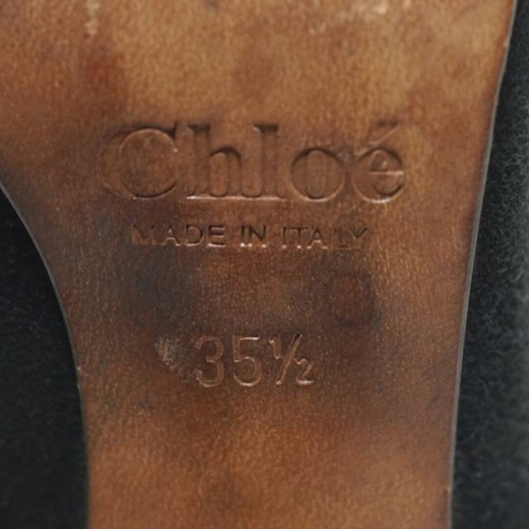 Chloe(クロエ)のChloe(クロエ) パンプス 35 1/2 レディース - 黒 スエード レディースの靴/シューズ(ハイヒール/パンプス)の商品写真