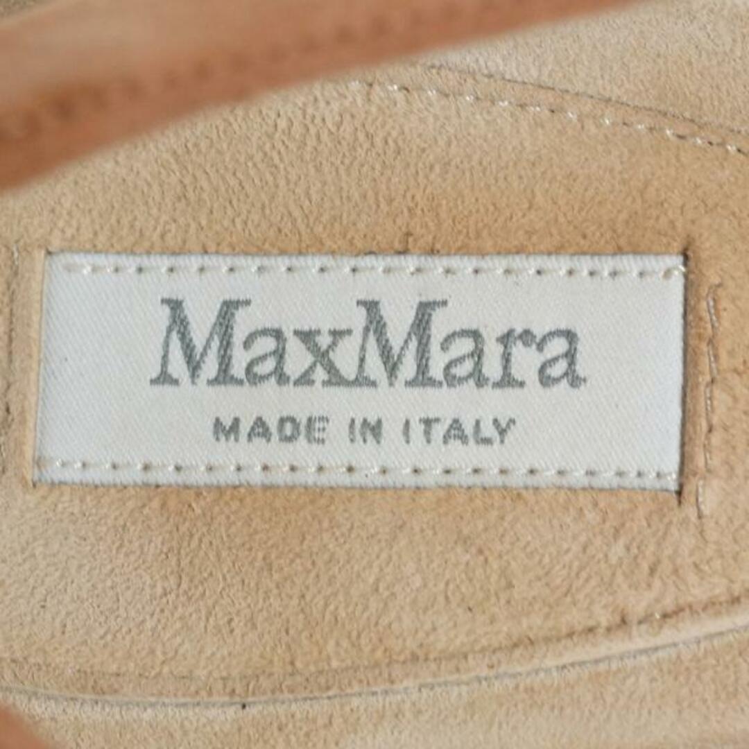 Max Mara(マックスマーラ)のMax Mara(マックスマーラ) サンダル 37 レディース - ピンクベージュ×ライトブラウン プラットフォーム ヌバック レディースの靴/シューズ(サンダル)の商品写真