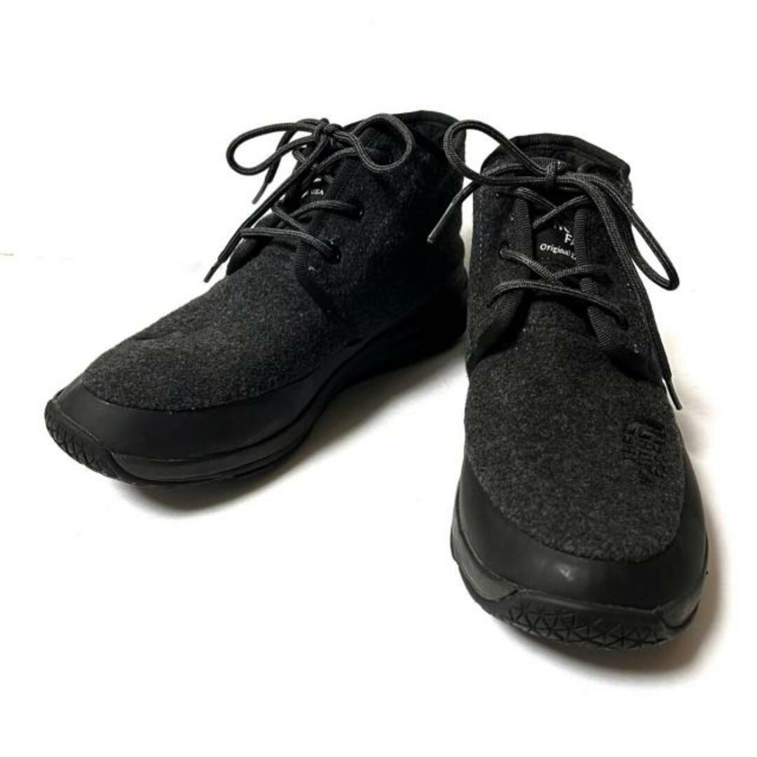THE NORTH FACE(ザノースフェイス)のTHE NORTH FACE(ノースフェイス) ショートブーツ 25 メンズ - NF52085 ダークグレー×黒 化学繊維 メンズの靴/シューズ(ブーツ)の商品写真