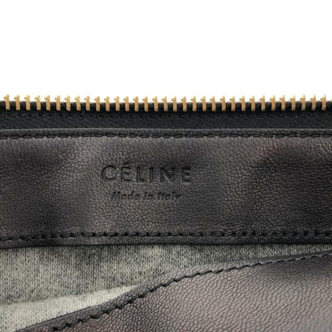 celine(セリーヌ)のCELINE(セリーヌ) ショルダーバッグ トリオラージ 171453ETA.38NO 黒 レザー レディースのバッグ(ショルダーバッグ)の商品写真