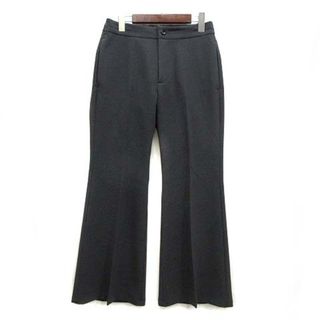 アタッチメント 23SS ポリエステル ストレッチ ダブルクロス フレア パンツ