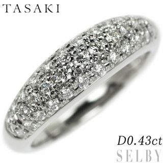 タサキ(TASAKI)の田崎真珠 Pt900 ダイヤモンド リング 0.43ct パヴェ(リング(指輪))