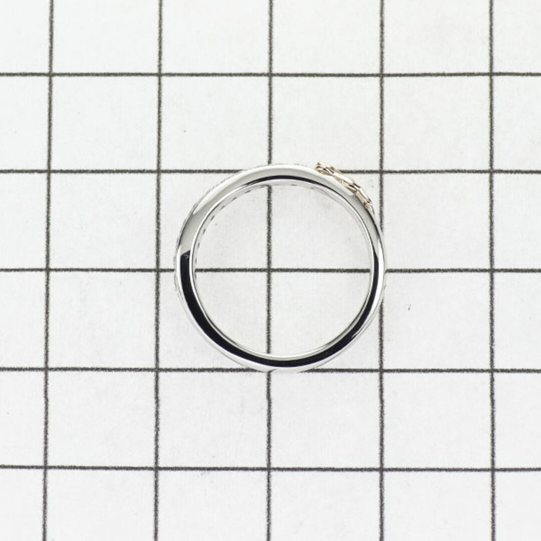 U-TRESURE Pt950/K18 ダイヤモンド リング 0.154ct ポケットモンスター ミュウモデル ハーフエタニティ レディースのアクセサリー(リング(指輪))の商品写真