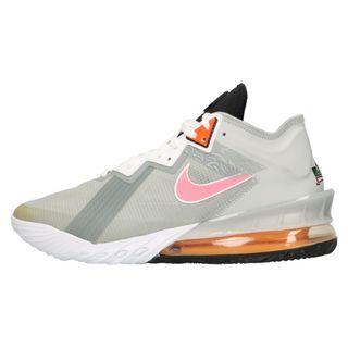 ナイキ(NIKE)のNIKE ナイキ LEBRON 18 LOW レブロン ローカットスニーカー グレー US12/30cm CV7562-005(スニーカー)