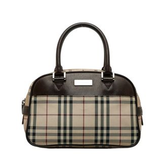 バーバリー(BURBERRY)のバーバリー ノバチェック ハンドバッグ キャンバス レディース BURBERRY 【1-0125542】(ハンドバッグ)