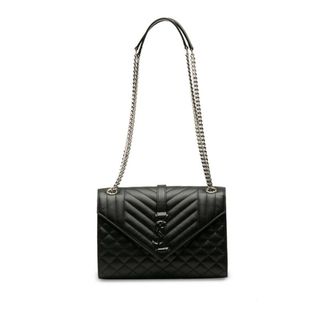 サンローラン(Saint Laurent)の美品 サンローラン エンヴェロップ ミディアム チェーン 斜め掛け ショルダーバッグ 600185 レザー レディース SAINT LAURENT 【222-33600】(ショルダーバッグ)