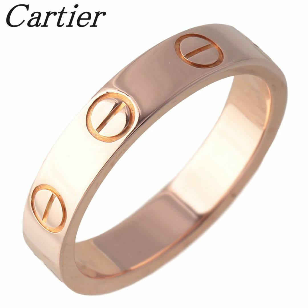 Cartier(カルティエ)のカルティエ ミニラブリング #47 750PG 新品仕上げ済 Cartier【16009】 レディースのアクセサリー(リング(指輪))の商品写真