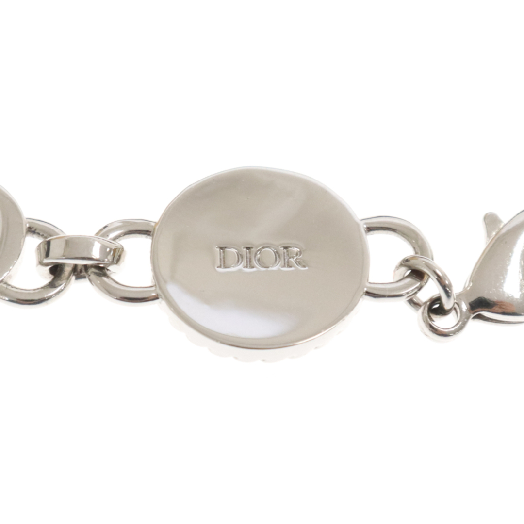 Dior(ディオール)のDIOR ディオール ETOILE CD ロゴモチーフ チェーンリンク ブレスレット シルバー メンズのアクセサリー(ブレスレット)の商品写真