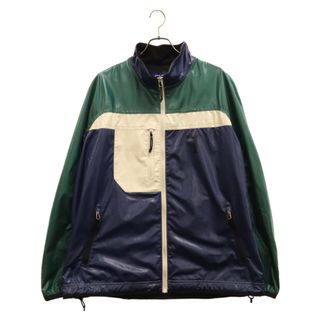 ジュンヤワタナベコムデギャルソン(JUNYA WATANABE COMME des GARCONS)のJUNYA WATANABE COMME des GARCONS ジュンヤワタナベ コムデギャルソン 22AW×Jamiroquai ジャミロクワイ ジップアップブルゾン バイカラージャケット WJ-J036 グリーン/ブルー/ホワイト(ブルゾン)