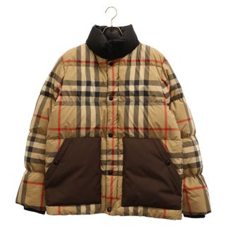 バーバリー(BURBERRY)のBURBERRY バーバリー 21AW チェック柄 ビッグポケットダウンジャケット 8043921(ダウンジャケット)