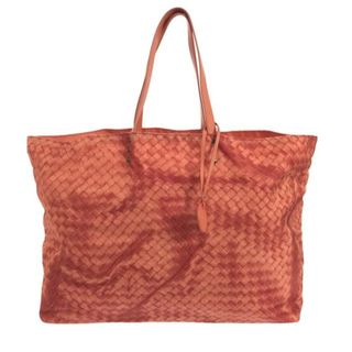 ボッテガヴェネタ(Bottega Veneta)のBOTTEGA VENETA(ボッテガヴェネタ) トートバッグ イントレッチオリュージョン 299876 オレンジ ナイロン×レザー(トートバッグ)