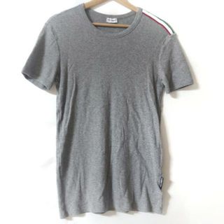 ドルチェアンドガッバーナ(DOLCE&GABBANA)のDOLCE&GABBANA(ドルチェアンドガッバーナ) 半袖Tシャツ サイズS レディース - ライトグレー×白×マルチ クルーネック/UNDERWEAR(Tシャツ(半袖/袖なし))