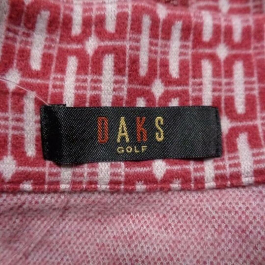 DAKS(ダックス)のDAKS(ダックス) 長袖カットソー サイズL レディース - アイボリー×レッド GOLF/ハーフジップ レディースのトップス(カットソー(長袖/七分))の商品写真