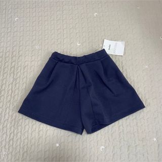 ベベ(BeBe)の【新品】BeBe べべ 女の子 ガールズ ショートパンツ ネイビー(パンツ/スパッツ)