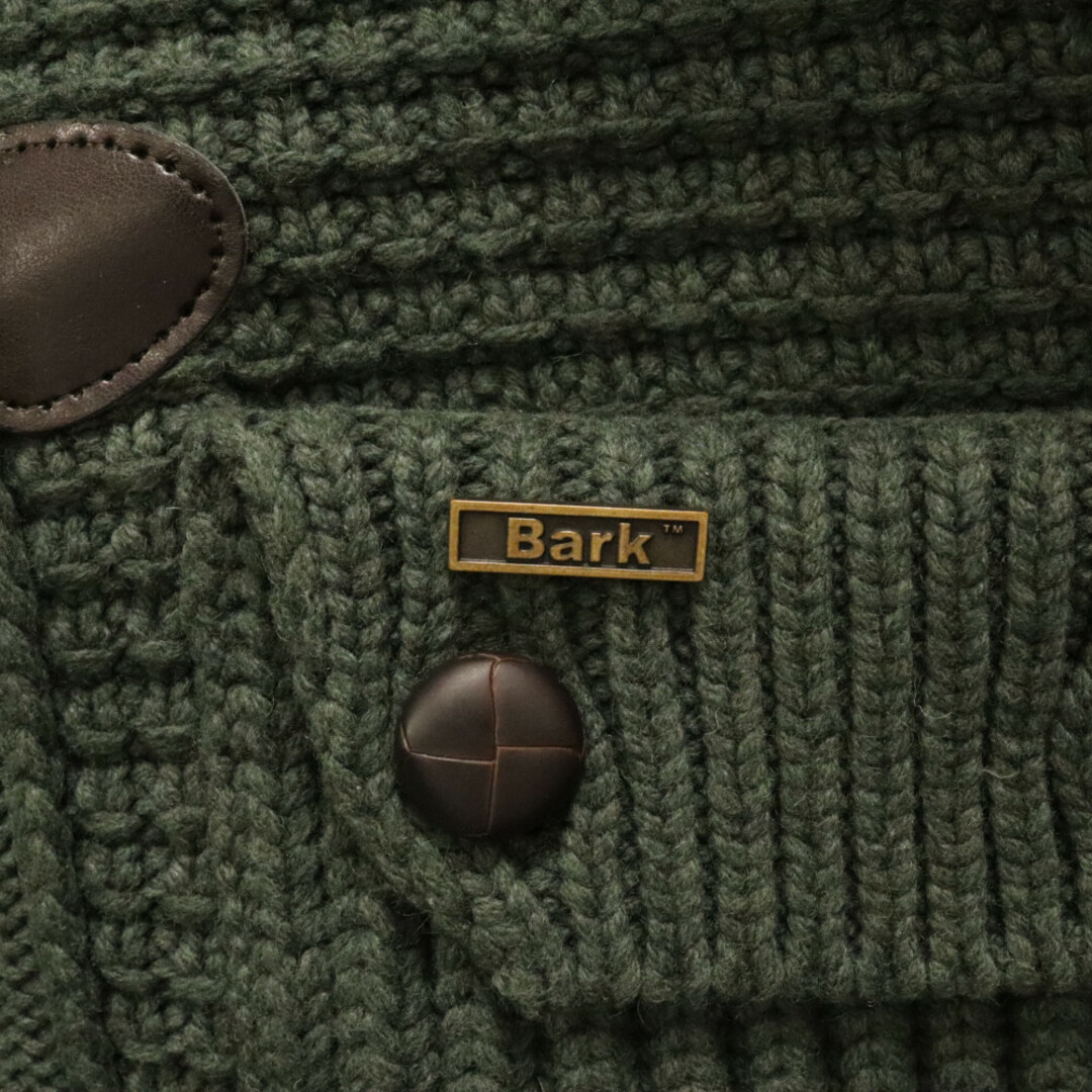 BARK(バーク)のBark バーク フーディ ウールダッフルコート グリーン 001316178‐0006 メンズのジャケット/アウター(ダッフルコート)の商品写真