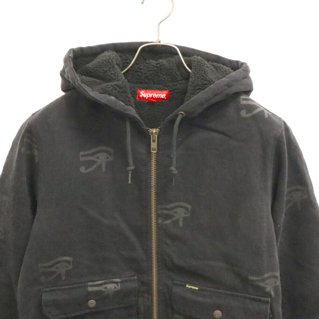 Supreme(シュプリーム)のSUPREME シュプリーム 13AW Hooded Denim Work Jacket フーデッドデニムワークジャケット デニムジャケット ブラック メンズのジャケット/アウター(Gジャン/デニムジャケット)の商品写真