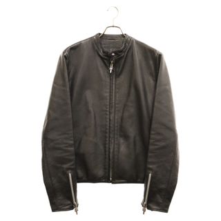 クロムハーツ(Chrome Hearts)のCHROME HEARTS クロムハーツ RACING2 DENVERレーシング2 ダガージップシングルライダースレザージャケット ブラック(フライトジャケット)