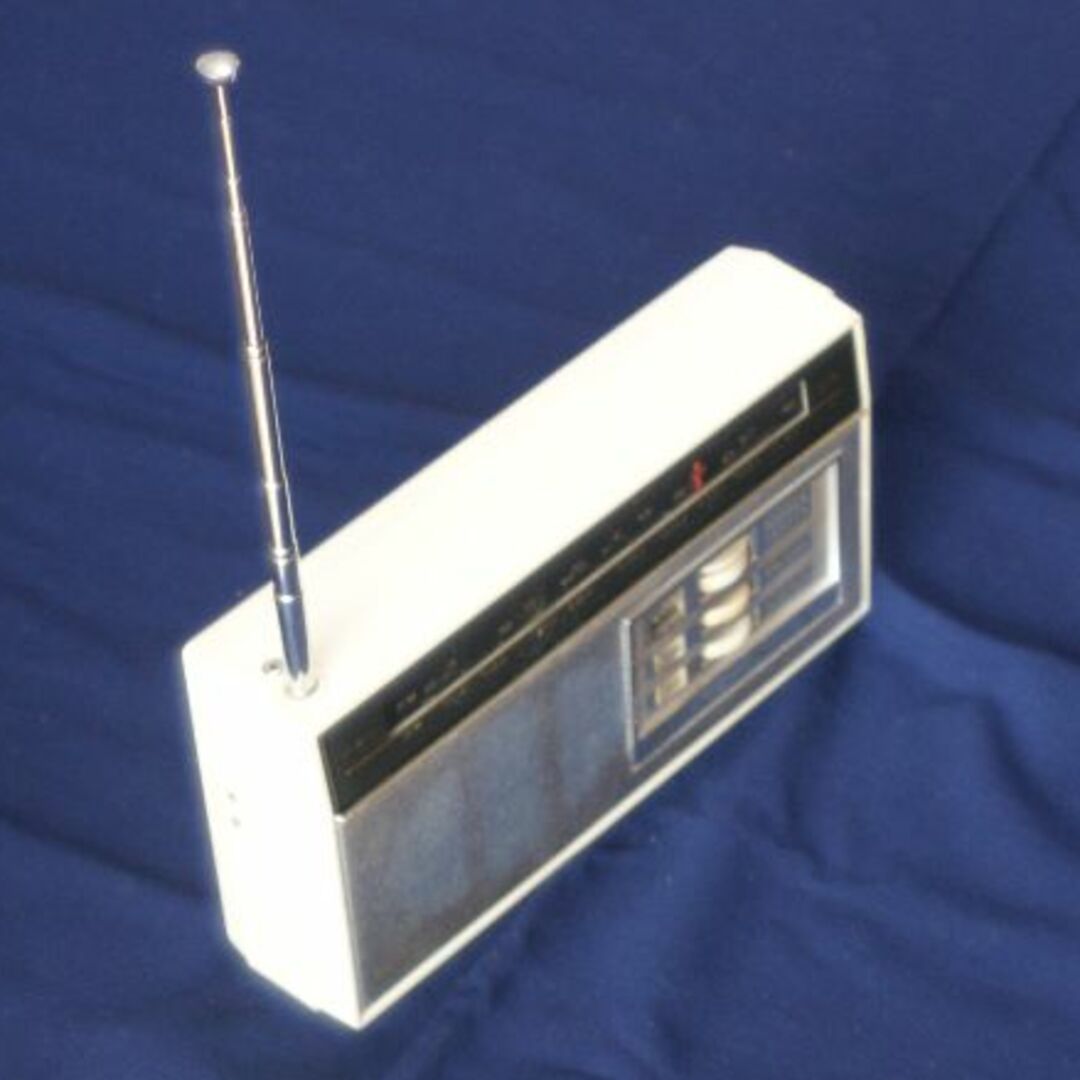 SONY トランジスタラジオ ブルー レトロ - メルカリ
