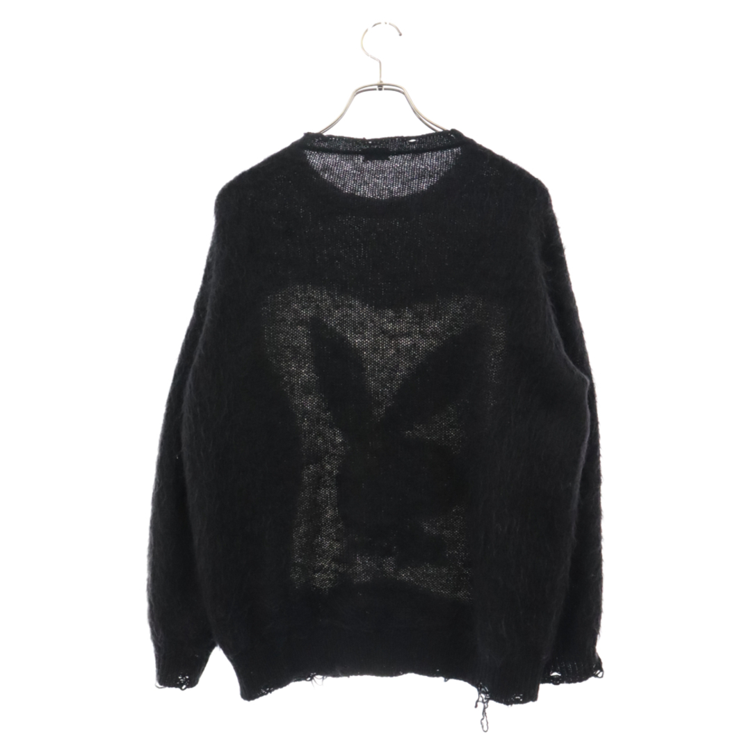 Saint Laurent(サンローラン)のSAINT LAURENT PARIS サンローランパリ 22AW MOHAIR PLAYBOY Knit プレイボーイ モヘヤ モヘア ニット セーター ブラック 713263 Y75SA メンズのトップス(ニット/セーター)の商品写真