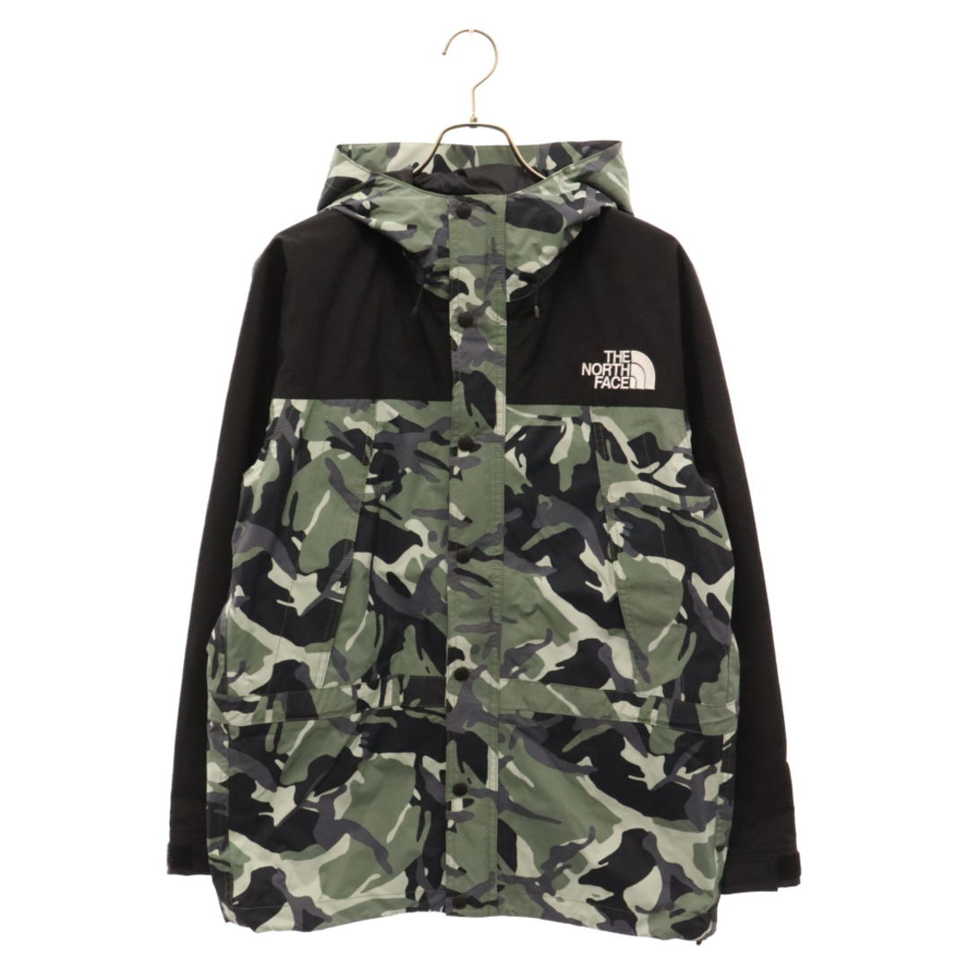 THE NORTH FACE(ザノースフェイス)のTHE NORTH FACE ザノースフェイス Novelty Mountain Light Jacket NP62135 ノベルティマウンテンジャケット カモフラ総柄 ナイロンジャケット グリーンカモ メンズのジャケット/アウター(ナイロンジャケット)の商品写真