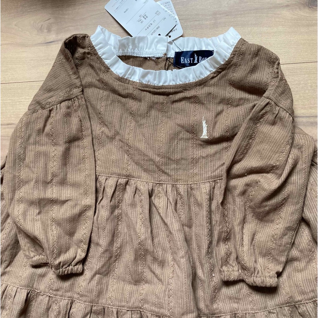 EASTBOY(イーストボーイ)の新品　100サイズ　イーストボーイ　ワンピース キッズ/ベビー/マタニティのキッズ服女の子用(90cm~)(ワンピース)の商品写真