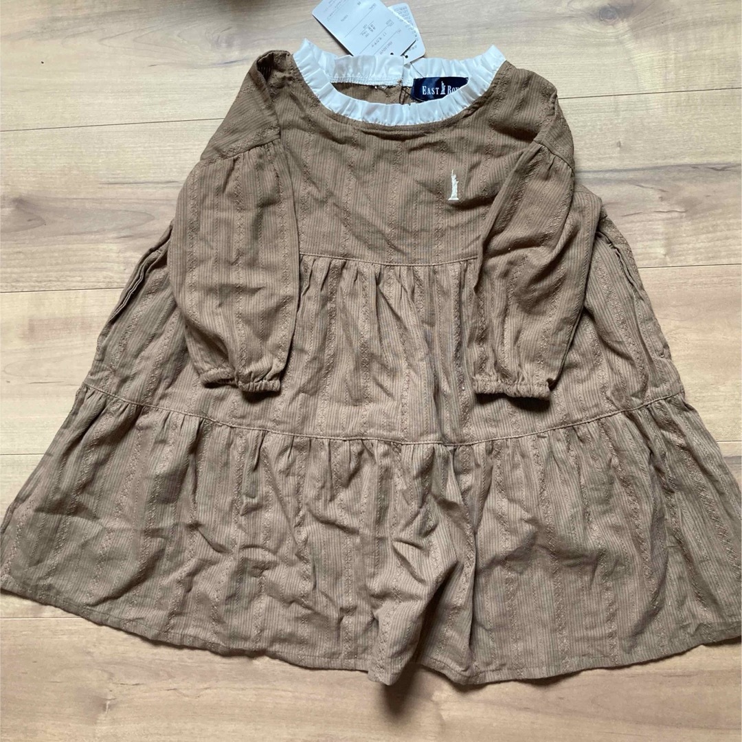 EASTBOY(イーストボーイ)の新品　100サイズ　イーストボーイ　ワンピース キッズ/ベビー/マタニティのキッズ服女の子用(90cm~)(ワンピース)の商品写真