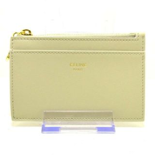 セリーヌ(celine)のCELINE(セリーヌ) コインケース美品  - ライトグレー カードケース付き レザー(コインケース)