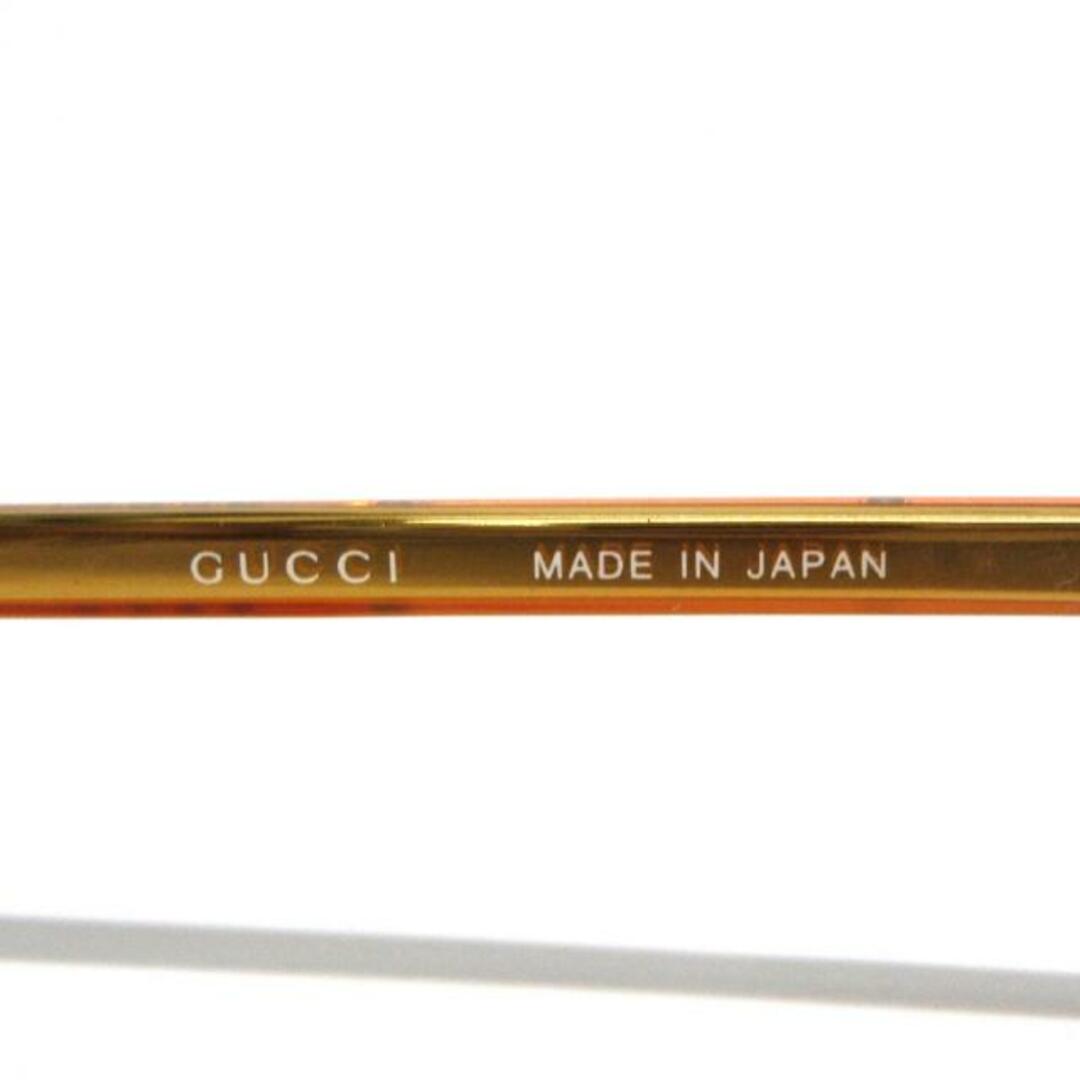 Gucci(グッチ)のGUCCI(グッチ) メガネ美品  - GG-9589J ボルドー×オレンジ 度入り プラスチック×チタニウム レディースのファッション小物(サングラス/メガネ)の商品写真