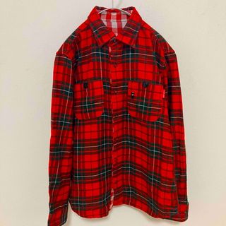 ミキハウス(mikihouse)のミキハウス　子供服　キッズ服　チェックシャツ　リバーシブル シャツ　140 美品(ブラウス)