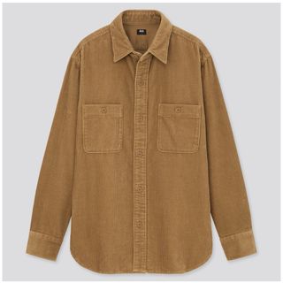 ユニクロ(UNIQLO)のユニクロ　コーデュロイワークシャツ（長袖）(シャツ/ブラウス(長袖/七分))