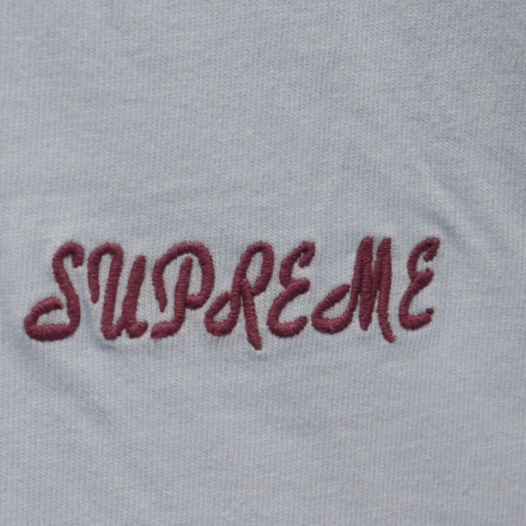 Supreme(シュプリーム)のSUPREME シュプリーム 23SS Washed Script S/S Top ウォッシュドスクリプト ロゴ刺繍 半袖Tシャツ カットソー ブルー メンズのトップス(Tシャツ/カットソー(半袖/袖なし))の商品写真