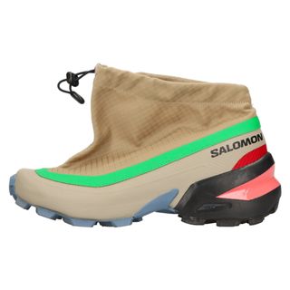 サロモン(SALOMON)のSALOMON サロモン ×MM6 Maison Margiela エムエムシックス メゾンマルジェラ Cross Low ドローコード付 ハイカットスニーカー スリッポン S66WS0080 US9/26.0cm ベージュ(スニーカー)