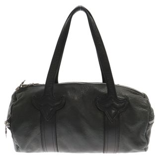 CHROME HEARTS クロムハーツ DUFFLE TINY/タイニーダッフル ダガージップレザーボストンバッグ ブラック