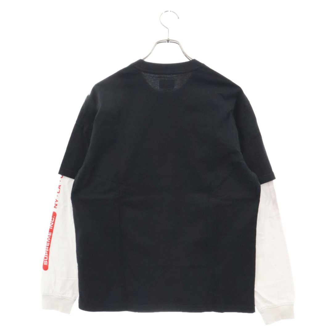 Supreme(シュプリーム)のSUPREME シュプリーム 21SS Paneled L/S Top パネル ロングスリーブ 長袖Tシャツ ブラック/ホワイト メンズのトップス(Tシャツ/カットソー(七分/長袖))の商品写真