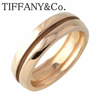 ティファニー(Tiffany & Co.)のティファニー グルーブド リング 15号 750YG 新品仕上げ済 TIFFANY【16322】(リング(指輪))