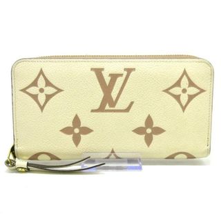 ルイヴィトン(LOUIS VUITTON)のLOUIS VUITTON(ルイヴィトン) 長財布 モノグラム・アンプラント ジッピーウォレット M80116 クレーム/ボワドローズ モノグラム･アンプラント レザー（皮革の種類：牛革）(財布)