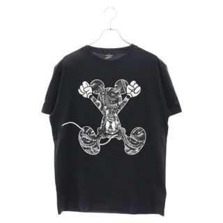 マルセロブロン(MARCELO BURLON)のMARCELO BURLON マルセロバーロン ×Disney ミッキーフロントデザイン 半袖Tシャツ ブラック CMAA018S18001192(Tシャツ/カットソー(半袖/袖なし))