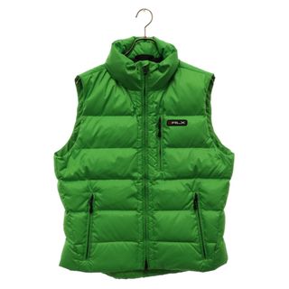 RLX RALPHLAUREN アール エル エックス ラルフ ローレン Nylon ナイロン ロゴ ダウンベスト グリーン 1480143XMAV(ダウンベスト)